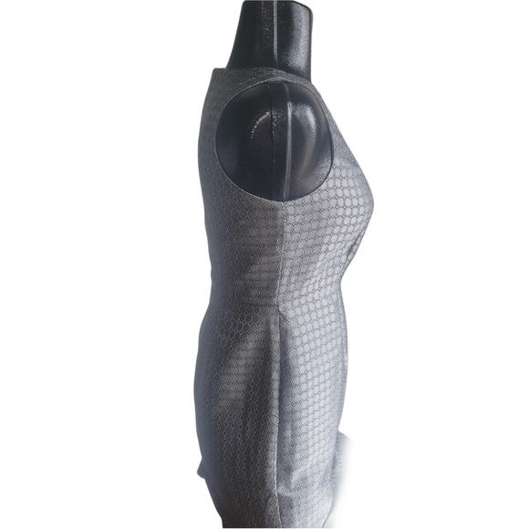 Banana Republic Gray Patterned Sleeveless Sheath Business Office Dress 2P - Picture 4 of 7